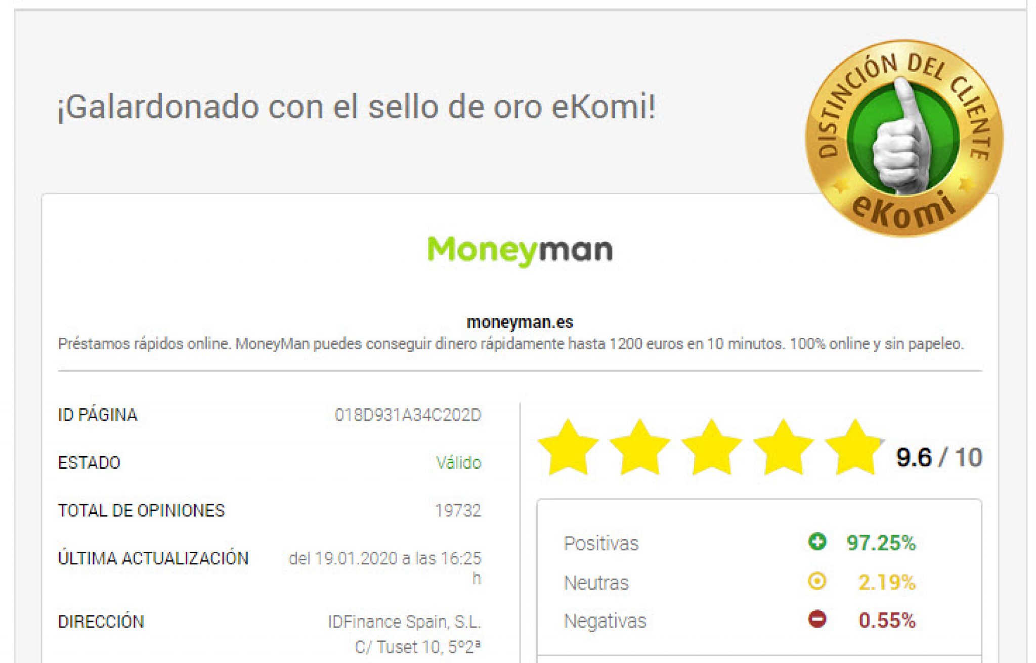 Moneyman Opiniones 2024, intereses, condiciones y si aceptan ASNEF